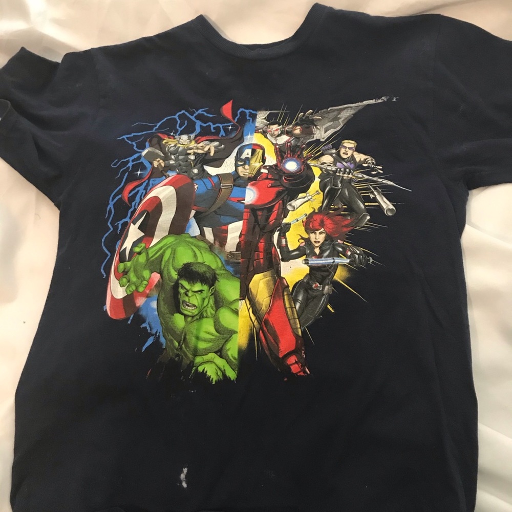 Boys Size Medium Marvel Captain America T-shirt